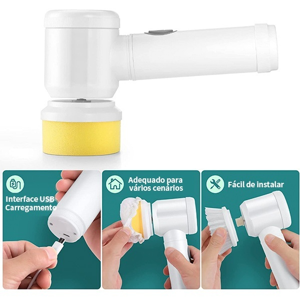 Escova de Limpeza 5x1 Multiuso