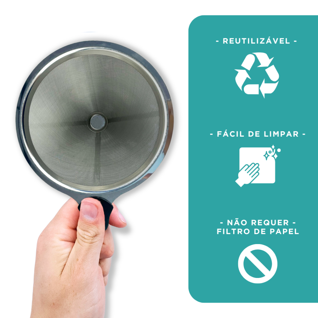 Filtro Coador De Café Inox 103