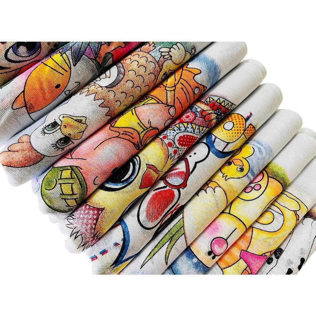 Pano De Prato Estampado Bainha