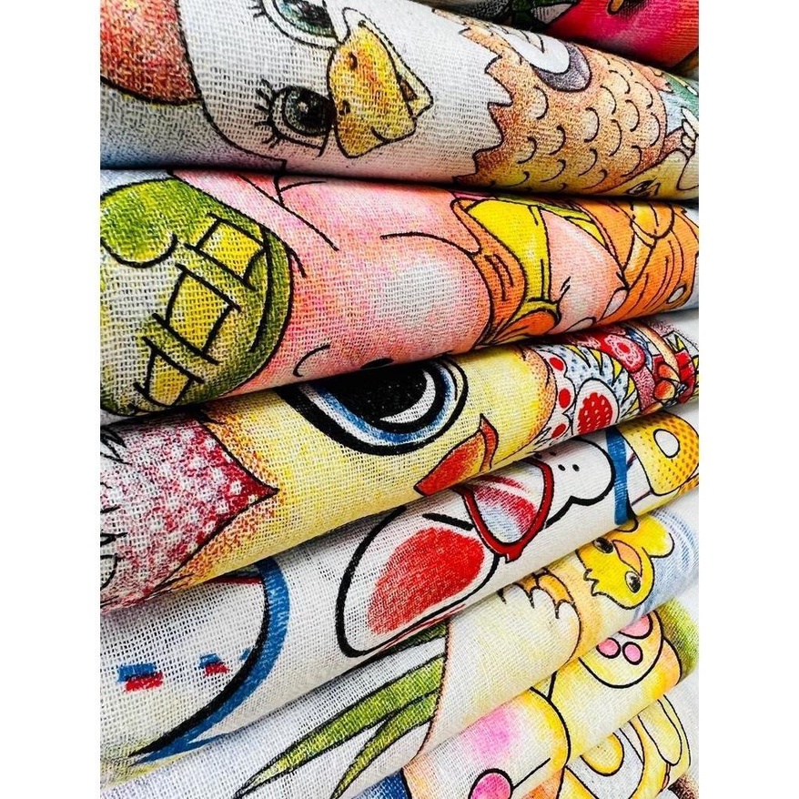 Pano De Prato Estampado Bainha