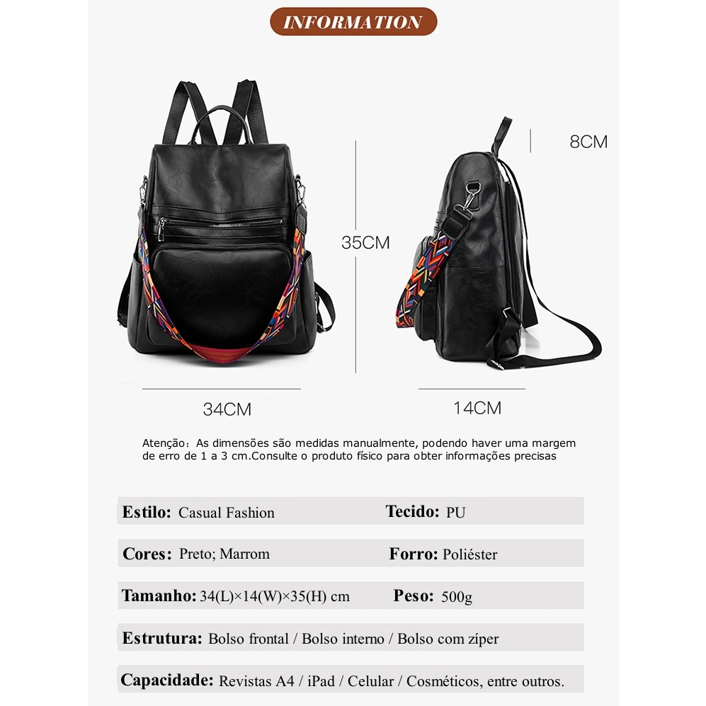 SHINYDIARY Mochila Feminina