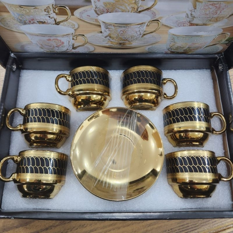 Xícara de café kit 12 peças