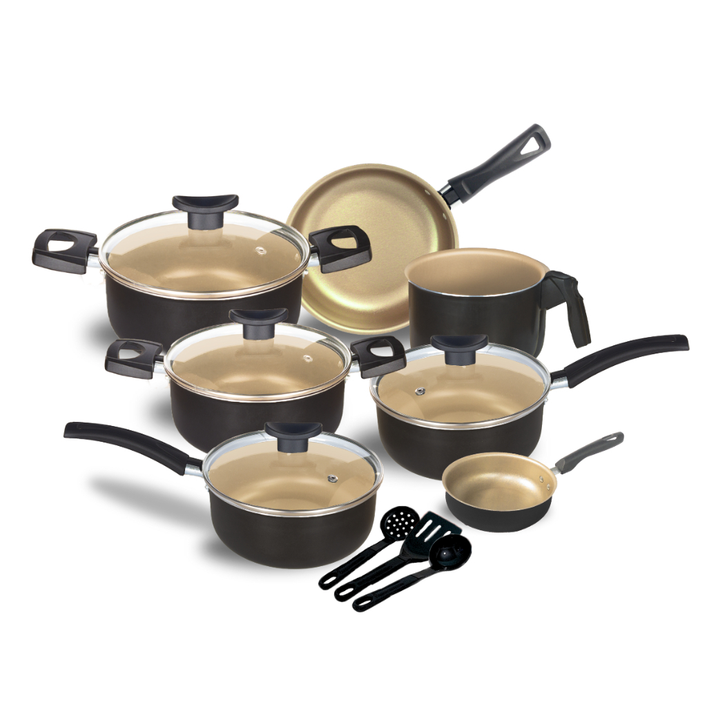 Jogo De Panelas Tampa de Vidro