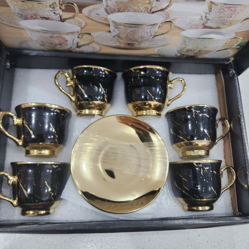 Xícara de café kit 12 peças