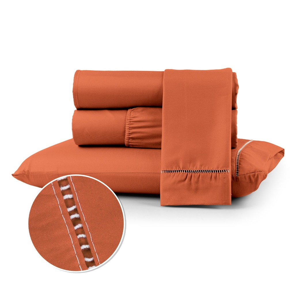 Kit Jogo Lençol Casal Queen