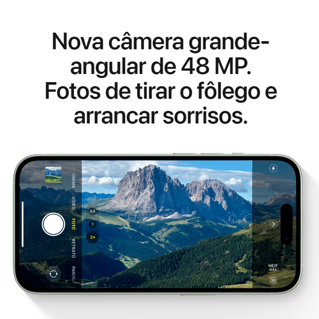 Celular iPhone 15 128GB e 256GB Original Novo Lacrado com Garantia Apple de 1 ano