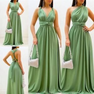 wistlefashion Vestido longo MultiFormas Madrinhas Casamento Festas Cores 40% desconto frete gratis