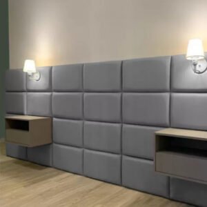 Cabeceira para Cama Casal Box Placa 40x30 Peças Autocolante Modulada Estofada Casal Queen King Size